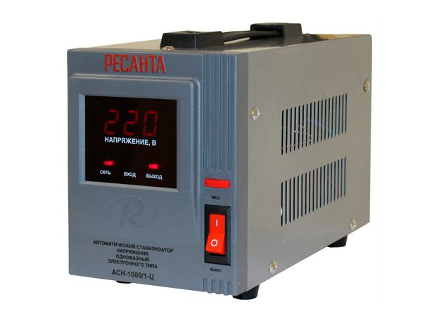 Стабилизатор напряжения однофазный напольный АСН-2000/1-ц релейный 63/6/4 Ресанта