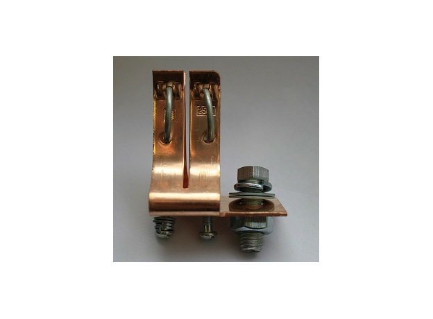 Контактное основание для ПН2- 250(держатель плавкой вставки) МЕДЬ