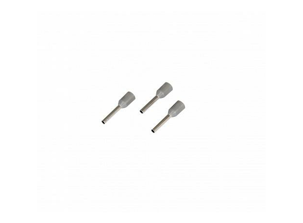 Наконечник-гильза Е7508 Ншви 0.75мм2 с изолированным фланцем штырьевой втулочный серый (уп./100 шт) 084-04-53/084-04-053 HLT