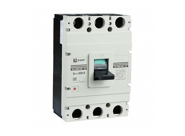 Выключатель автоматический ВА-99М 630/630 трехполюсный 50кА mccb99-630-630m EKF