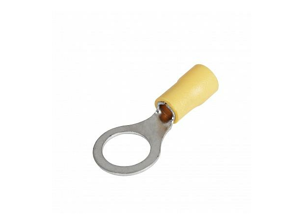 Наконечник кольцевой изолированный НКИ 5.5-8 кольцо 4-6 мм желтый (уп./100 шт) 084-04-12/084-04-012 HLT