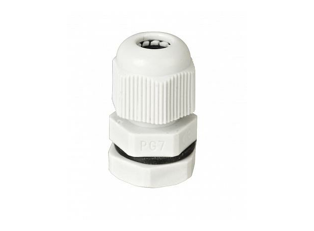 Сальник PG 9 диаметр проводника 4-8мм IP68 серый 083-01-02/083-01-002 HLT