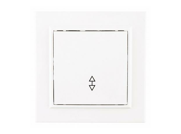 Выключатель одноклавишный Минск скрытой установки проходной 10А белый ERV10-025-10 EKF