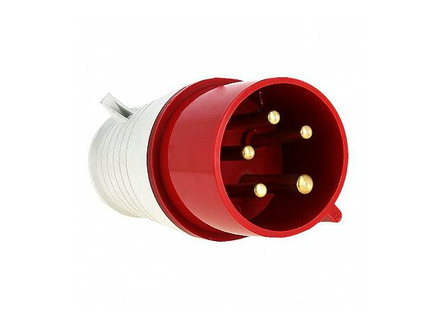 Вилка переносная 025 3Р+РЕ+N 32А 380В IP44 (ps-025-32-380) EKF