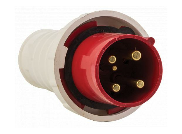 Вилка переносная 034 3Р+РЕ 63А 380В IP67 (ps-034-63-380) EKF