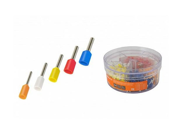 Набор наконечников-гильз НШВИ серии Е №1 (Е0508, Е7508, Е1008, Е1508, Е2508) SQ0512-0016 TDM