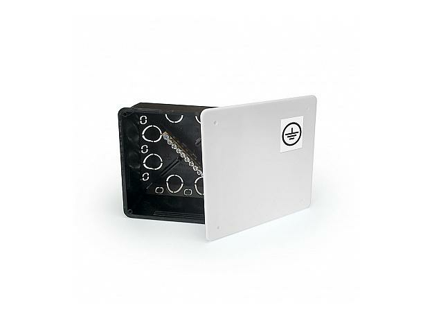 Коробка уравнивания потенциалов 80-0860-У С/У в сплошные стены 103х103х47 Промрукав Коробка уравнивания потенциалов 80-0860-У С/У в сплошные стены 103х103х47 Промрукав