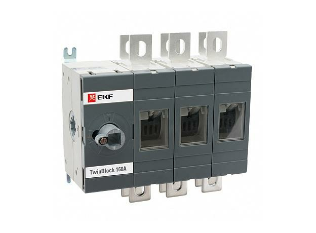 Рубильник 630A 3P реверсивный без рукоятки управления TwinBlock tb-s-630-3p-rev EKF