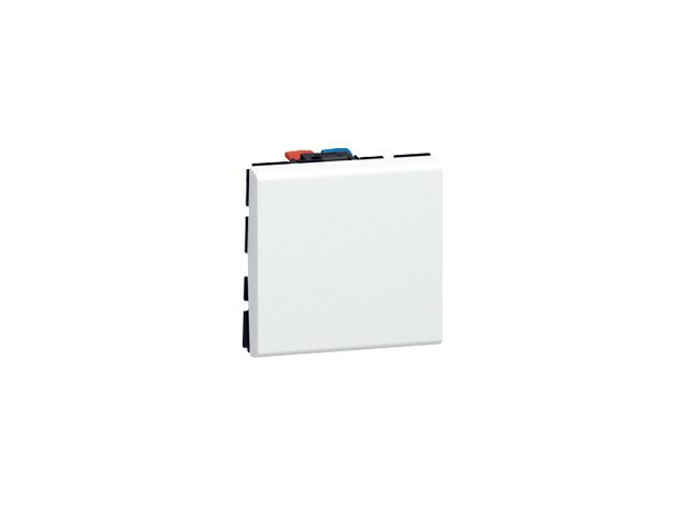 Выключатель одноклавишный двухместный 10А 77010 Mosaic New Legrand