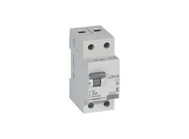 УЗО RX3 2п/25A/30мА AC 402024 (Legrand) /кор. 1 шт/ УЗО RX3 2п/25A/30мА AC 402024 (Legrand) /кор. 1 шт/