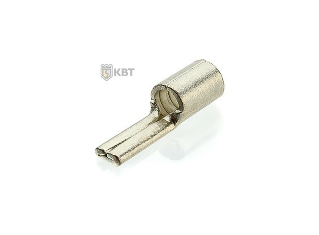 Наконечник НШП 16-13 штифтовой, плоский для модульных выключателей КВТ Наконечник НШП 16-13 штифтовой, плоский для модульных выключателей КВТ