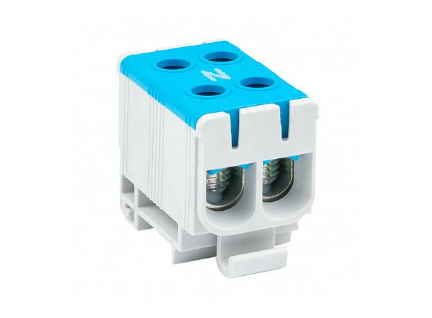 Клемма двойная силовая вводная КСВ 4 ввода 16-50 кв.мм синяя (plc-kvs2-16-50-blue) EKF PROxima