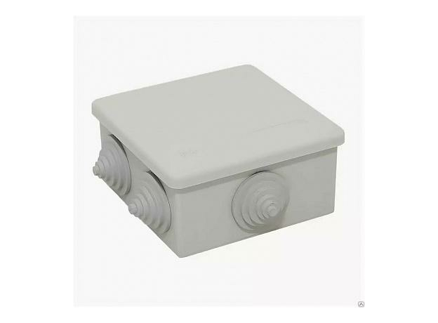 Коробка распределительная открытой установки 85х85х40мм IP44 GE41235 Greenel