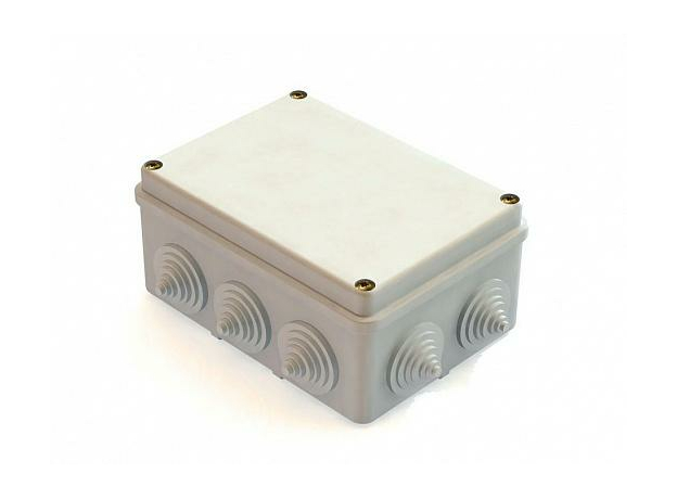 Коробка распределительная открытой установки 150х110х70мм IP55 GE41242 10 гермовводов Greenel