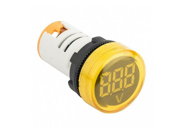 Индикатор значения напряжения желтый ED16-22VD PROxima ed16-22vd-y EKF