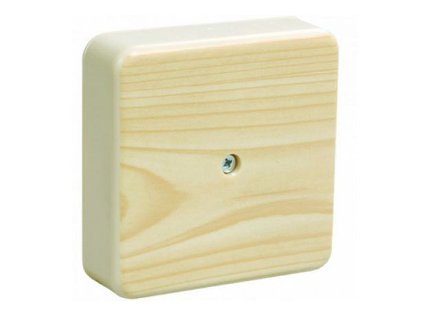 Коробка распределительная открытой установки 75х75х20мм с контактной группой СОСНА GE41212-11 Greenel