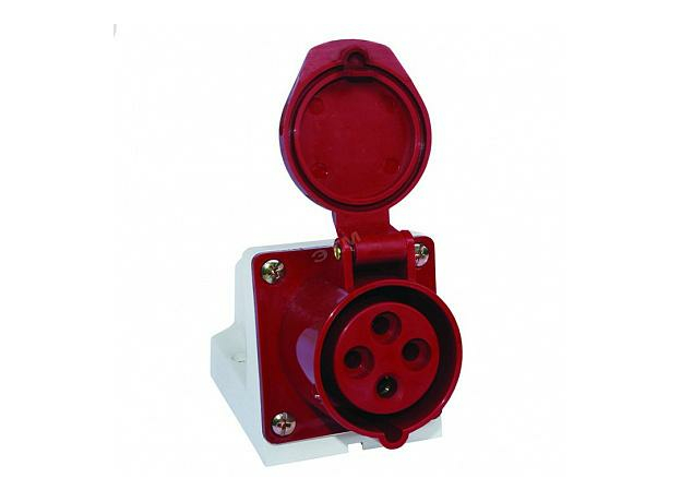 Розетка стационарная наружная 134 3Р+РЕ 63А 380В IP67 (ps-134-63-380) EKF