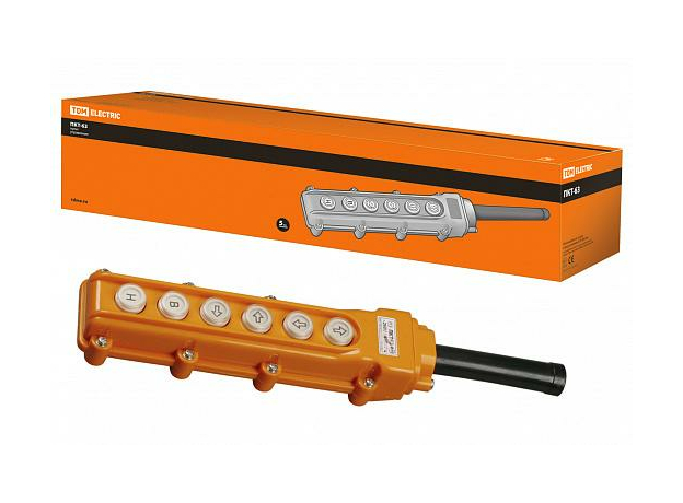 Пульт управления ПКТ-63 на 6 кнопок IP54 SQ0706-0002 TDM