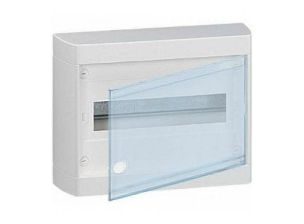 Бокс Nedbox навесной 12 (12х1) модулей с прозрачной дверью IP30 601246 Legrand