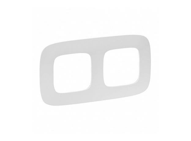 Рамка Valena ALLURE 2 поста универсальная белый 754302 Legrand