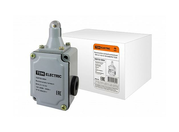 Выключатель путевой контактный ВПК-2111Б-У2 10А 660В IP67 SQ0732-0004 TDM