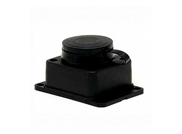 Розетка настенная с защитной крышкой каучуковая 230В, 2P+PE, 16A, IP44 EKF PROxima