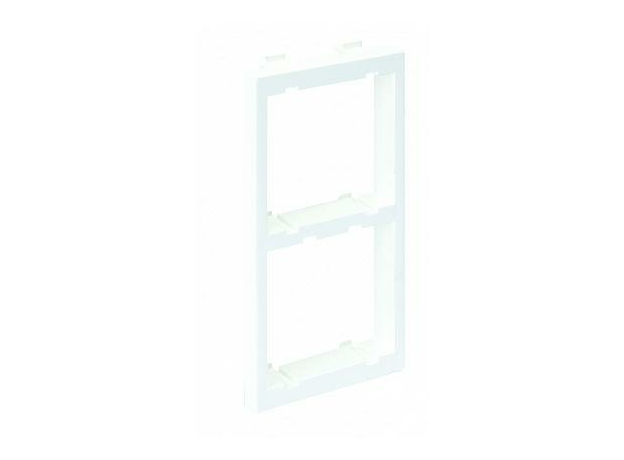 Адаптер вертикальный на 2 модуля Connect белый K45 45х45мм CIMA-модуль 52x108 мм S62-9 Simon