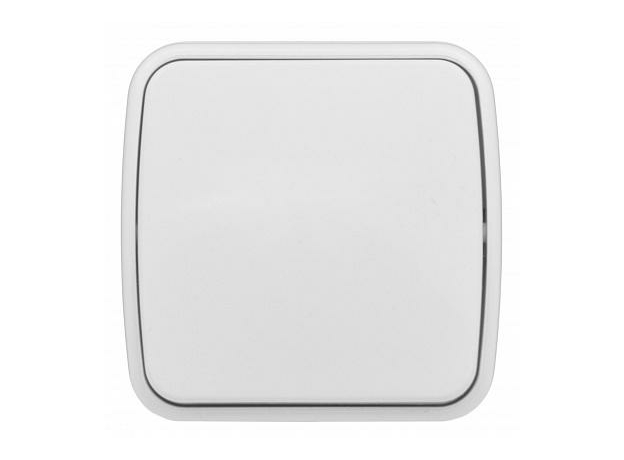 Выключатель одноклавишный Минск открытой установки 10А белый EGV10-021-10 EKF