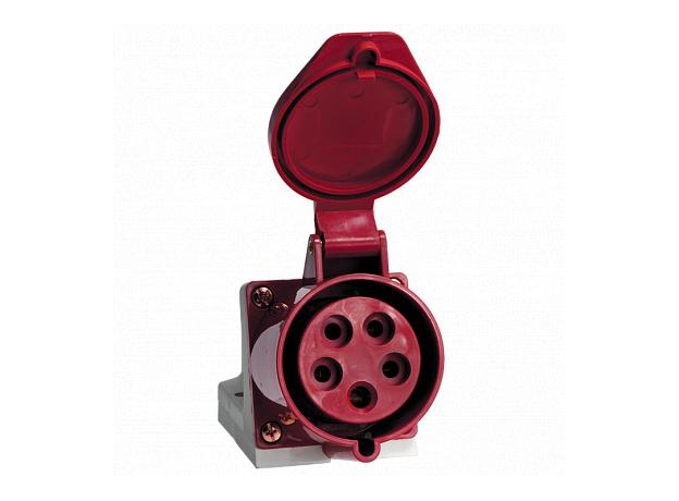 Розетка стационарная наружная 125 3Р+РЕ+N 32А 380В IP44 (ps-125-32-380) EKF