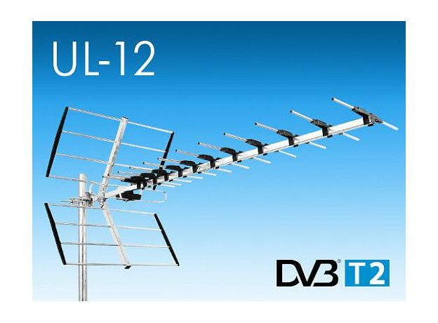 Антенна телевизионная для приема аналоговых и цифровых TV-каналов в стандарте DVB-T2 LANS UL-12