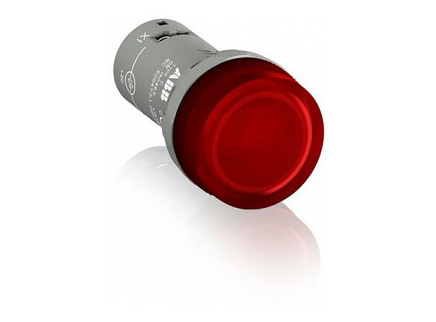 ABB Лампа сигнальная Красная CL2-523R дв. монтаж со светодиодом 230В AC IP66 1SFA619403R5231 /уп.100шт/