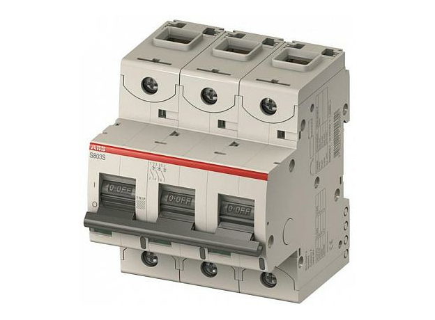 Автоматический выключатель модульный ABB S803C 3п 125А C 25кA AC (перемен.) (2CCS883001R0844)