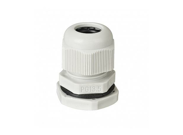Сальник PG 13,5 диаметр проводника 6-12мм IP68 серый 083-01-04/083-01-004 HLT