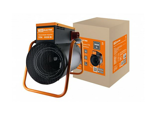 Тепловая пушка 9кВт 380В ТПК в круглом корпусе TDM