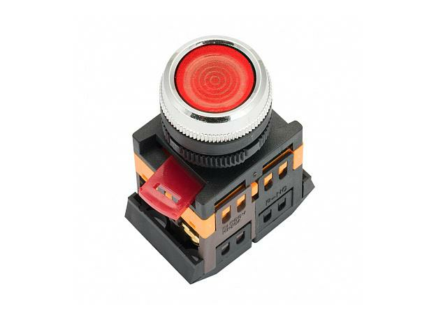 Кнопка управления ABLFS-22 с подсветкой красный NO+NC 230В ablfs-22-r EKF PROxima