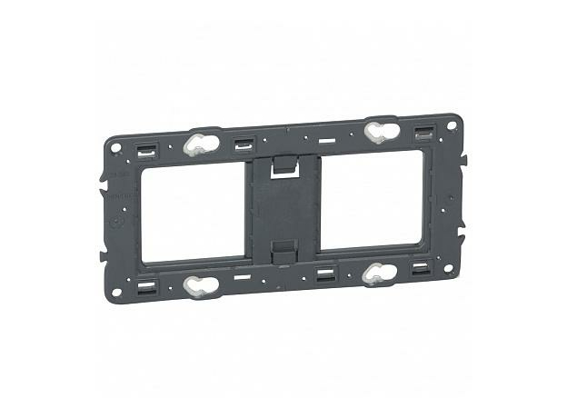 Суппорт, монтаж на винтах - Программа Batibox - вертикальный/горизонтальный монтаж - 2 -местный - 4/5 модулей 080252 Legrand