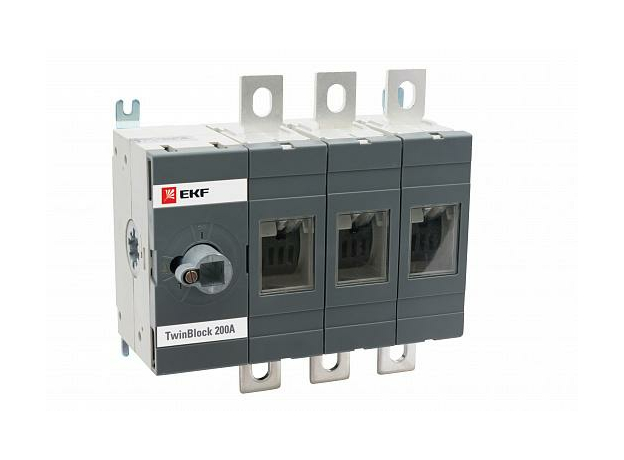 Рубильник 200A 3P без рукоятки управления TwinBlock PROxima tb-s-200-3p EKF