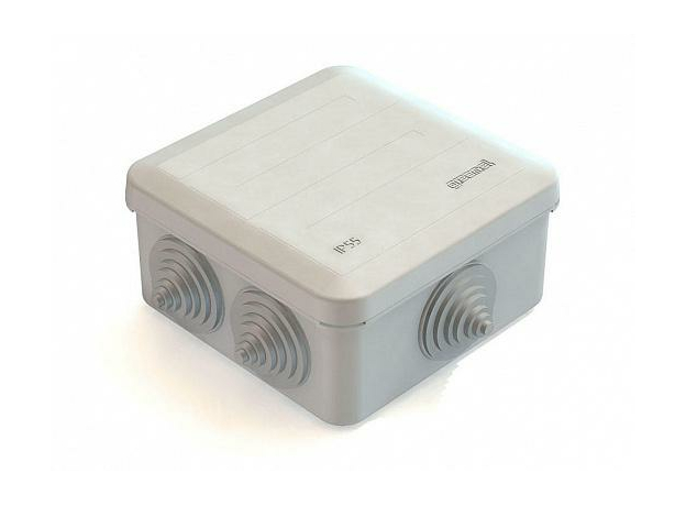Коробка распределительная открытой установки 100х100х50мм IP55 GE41255 Greenel Коробка распределительная открытой установки 100х100х50мм IP55 GE41255 Greenel