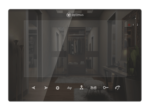AHD Видеодомофон Optimus VMH-7.5