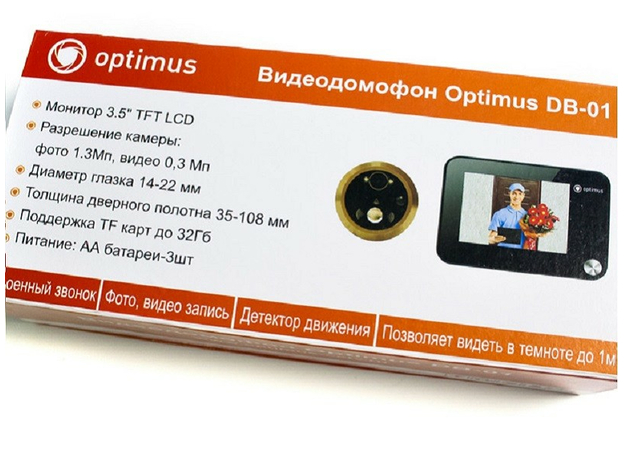 Видеодомофон Optimus DB-01