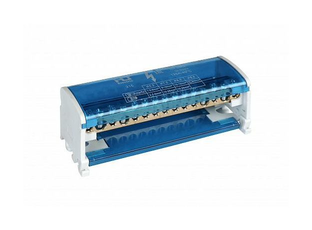 Шина на DIN-рейку в корпусе (кросс-модуль) L+PEN 2*15 081-06-03/081-06-003 HLT