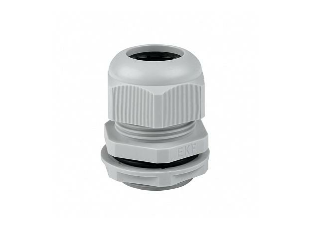Сальник PG21 диаметр проводника 13-18мм IP54 (серые) (plc-pg-21) EKF