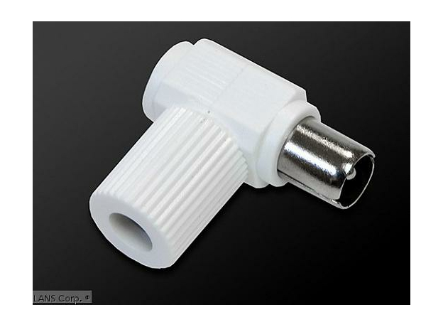 TV-Штекер IEC-штекер уголковый "папа" FS 18 WL LANS