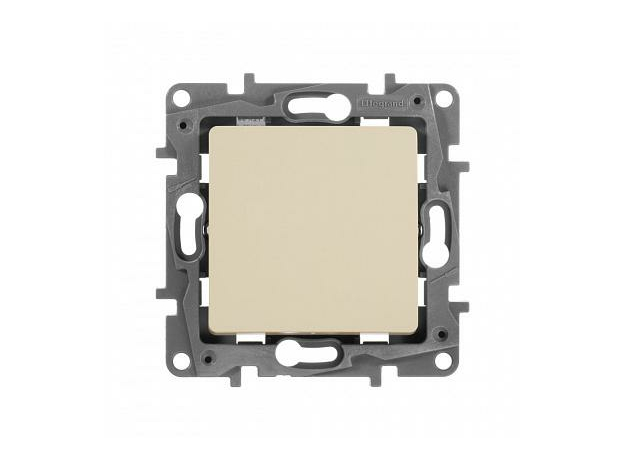 Переключатель одноклавишный Etika промежуточный (сх.7) 10А бежевый 672309 Legrand
