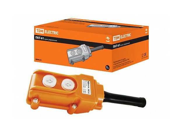 Пульт управления ПКТ-61 на 2 кнопки IP54 SQ0706-0003 TDM