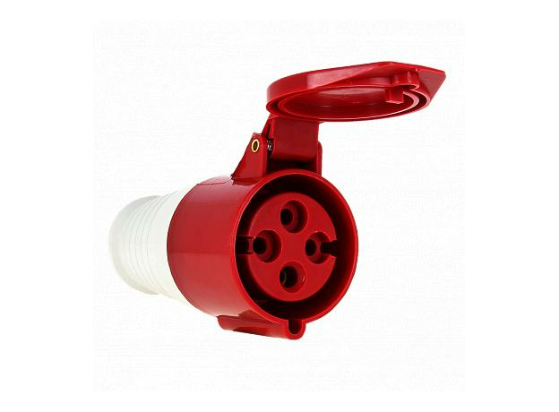 Розетка переносная 214 3Р+РЕ 16А 380В IP44 (ps-214-16-380) EKF