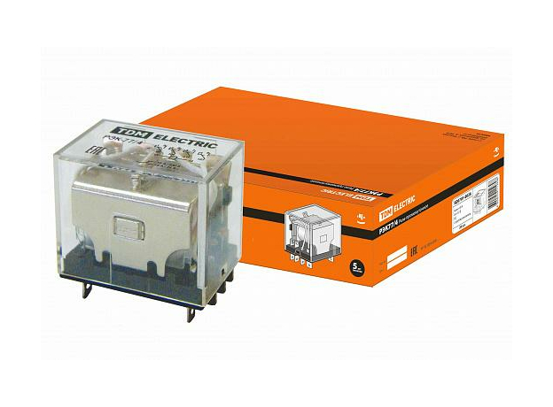 Реле РЭК77/4 10А 12В DC SQ0701-0026 TDM