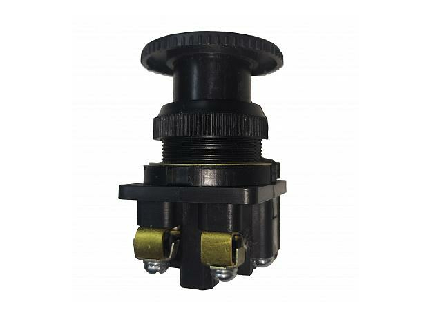 Выключатель кнопочный КЕ 021 исп. 2 1з+1р (1НО+1НЗ) черный гриб