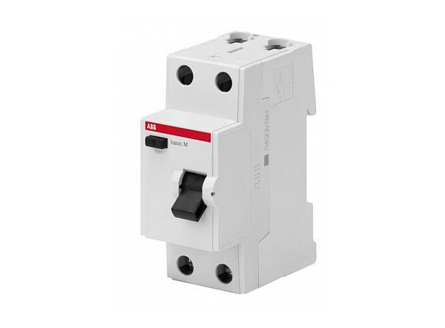 Устройство защитного отключения (УЗО) 2P, 25A, 30мA, AC, BMF41225 2CSF602041R1250 ABB Устройство защитного отключения (УЗО) 2P, 25A, 30мA, AC, BMF41225 2CSF602041R1250 ABB