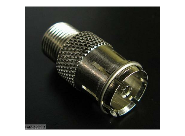 TV-Переходник IEC-розетка - F-розетка P108-59, LANS